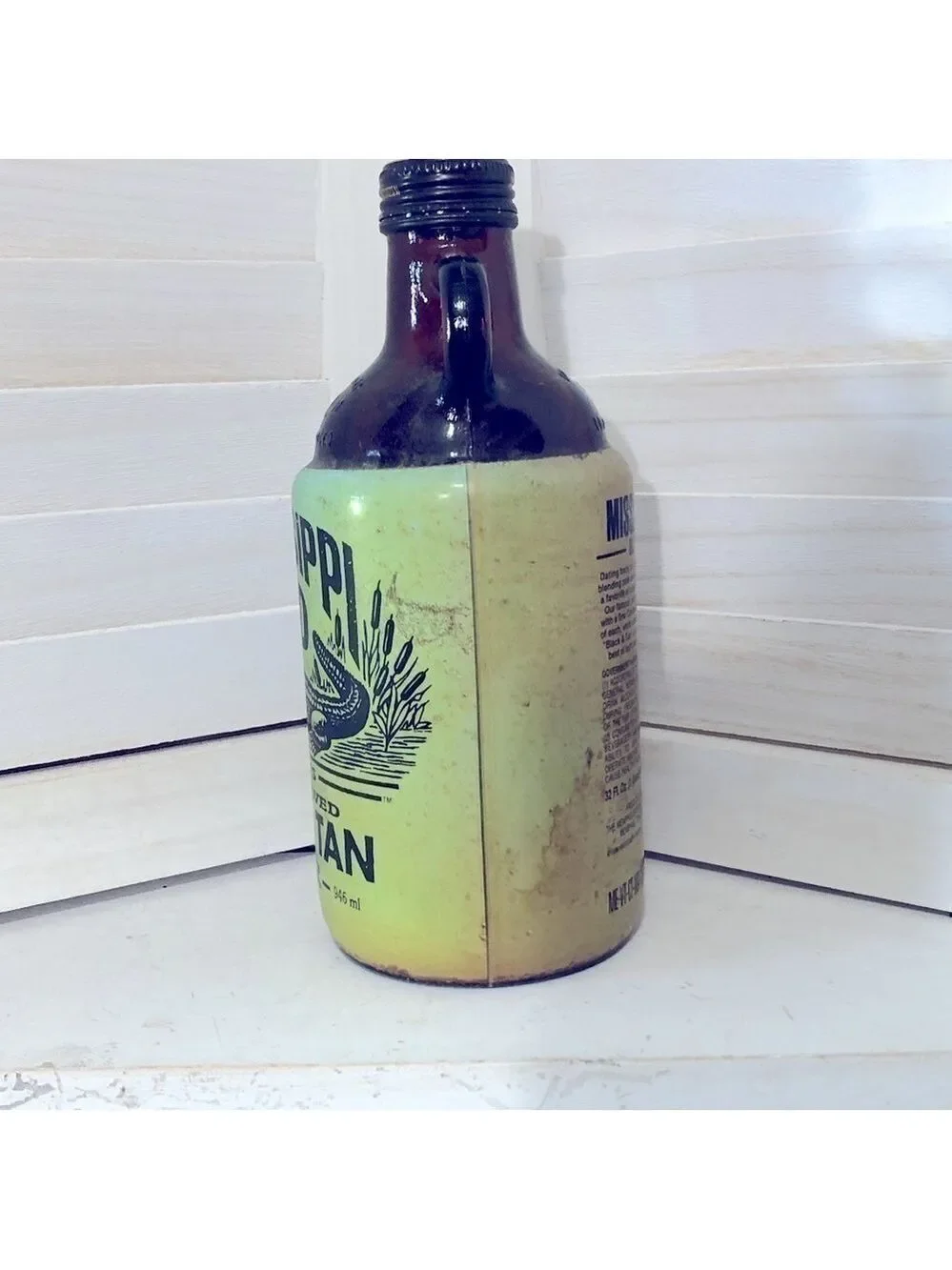 Vintage Brown Glass Mississippi Mud Beer Bottle